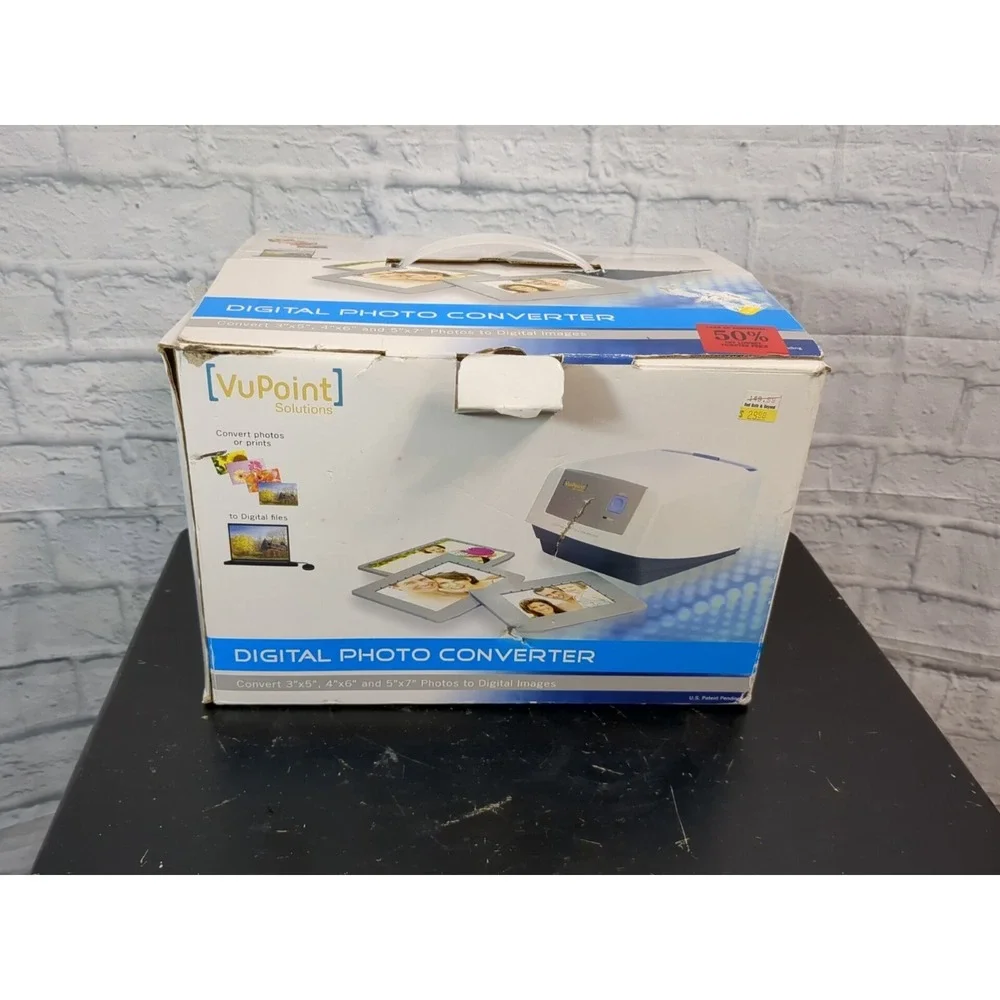 VuPoint PS-C500-VP. Convert different size photos to digital files on your compu
